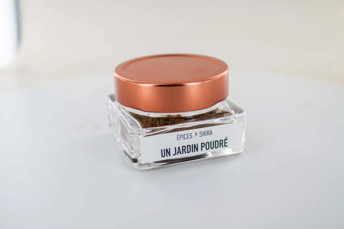 Un jardin poudré